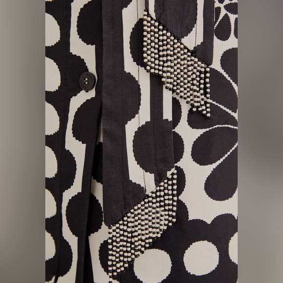 FARM Rio Black and White Midi Dress - Picture 12 of 16